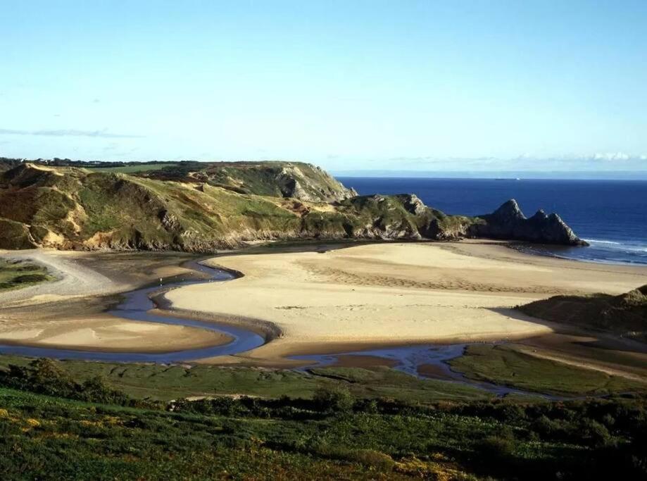 No12-Luxe Living Guest Apartment- 1 Bed-Garden-Private Parking-Wifi-Beach-City Swansea Exteriör bild